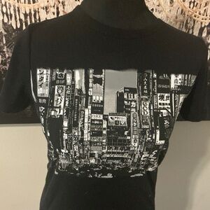 Cropped Tokyo Skyline Shirt